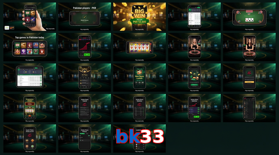 Main screen of Bk33 bet page for PK players