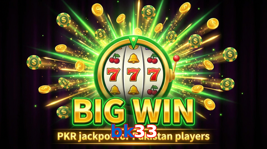 Big win animation on Bk33 slot game
